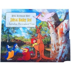 AUSTRALIA 2014 . BABY MINT SET . DOT AND KANAGROO